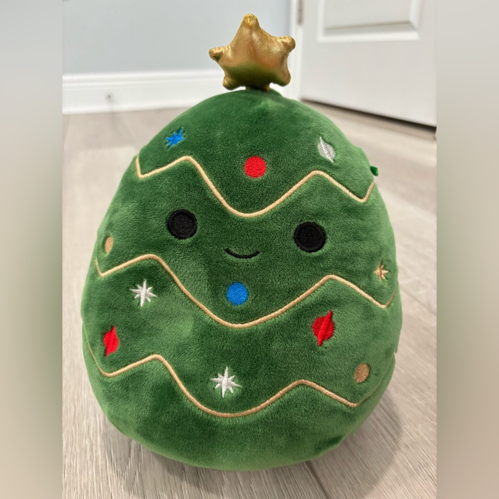 SQUISHMALLOW 8" Christmas Official Kellytoy Plush Soft Squishy Holiday Tom